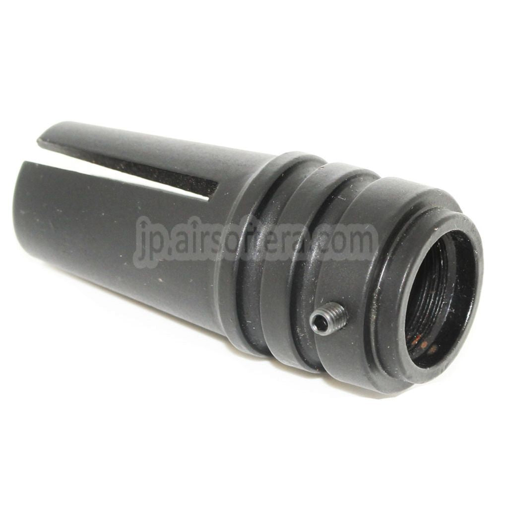 M16VNタイプフラッシュハイダー -14mm CCW 反時計回りネジ式バレルライフルに対応 ブラック