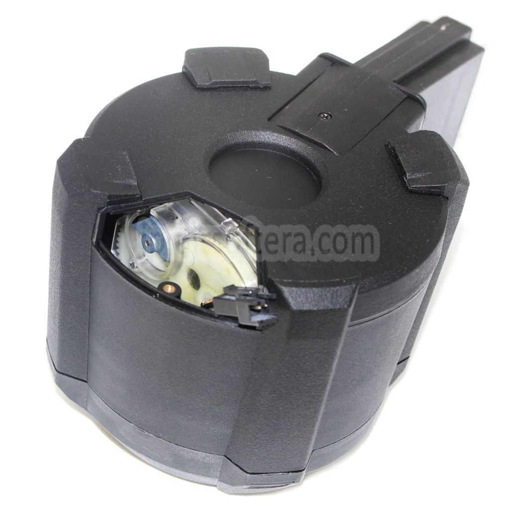 BATTLEAXE 1400発 電動ガンM4/M16シリーズ電動ガンライフル用ドラムマガジン（エアソフトガン用）ブラック