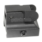 金属製フリップアップフロントサイト 20mm 1913ピカティニーレール対応M4 M16 AEGライフル