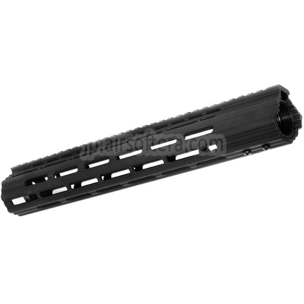 APS CNC 13インチ イノシシ1.0 M-LOKハンドガードレールシステム APS、CYMA、G&P、JG、東京マルイM4、M16シリーズAEGライフル エアソフトガン ブラック