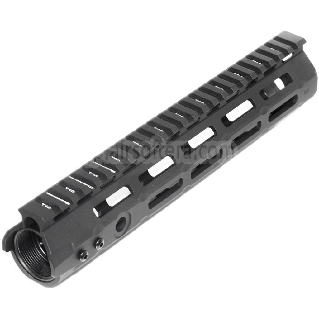 APS CNC 10インチ Evolution Tech 3.0 M-LOKハンドガードレールシステム APS、CYMA、G&P、JG、東京マルイM4、M16シリーズAEGライフル エアソフトガン ブラック