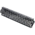 CYMA CNCアルミニウム 255mm 10インチ フリーフロート RISハンドガードレールシステム M4 M16シリーズ AEGライフル対応 ブラック