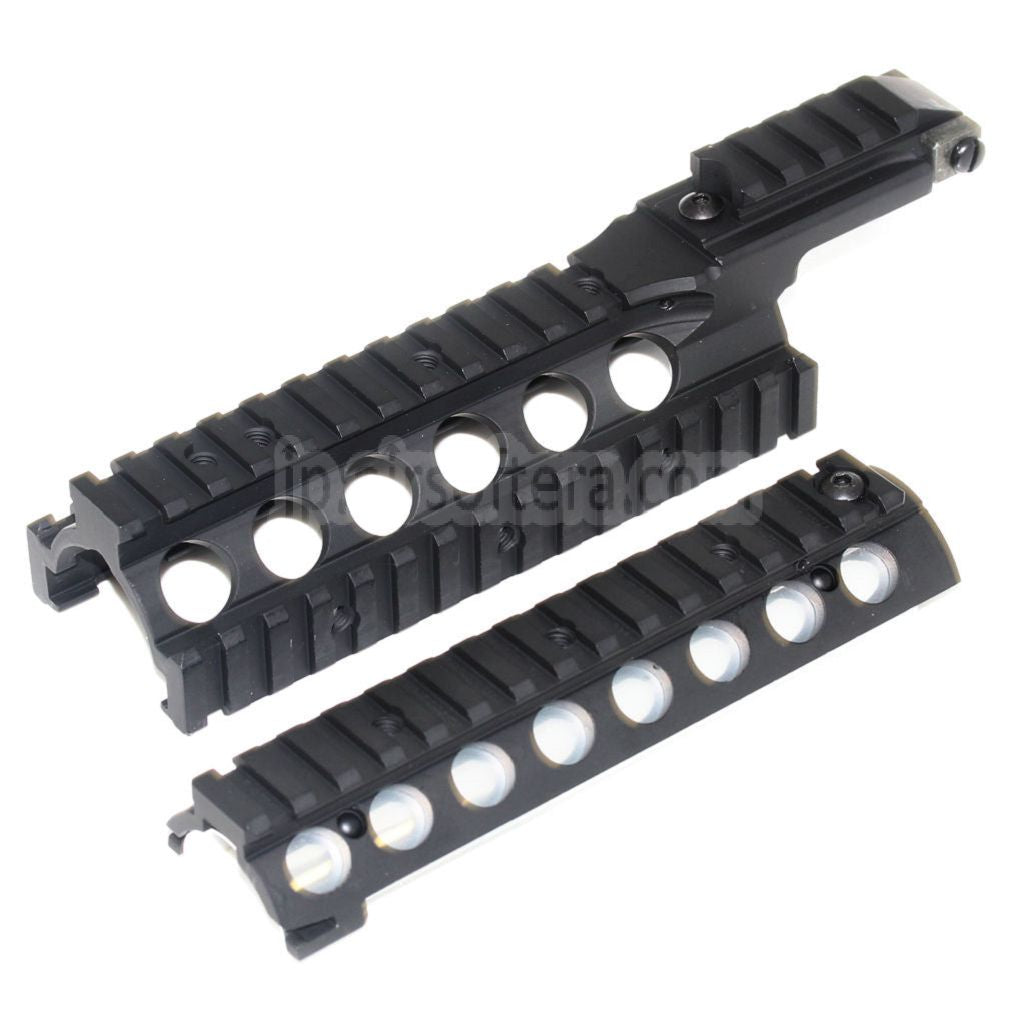 CYMA CNCアルミニウム 210mm RASハンドガードレールシステム レールカバー付き 東京マルイ M4 M16シリーズ AEG / WA M4 M16シリーズ GBBライフル対応 ブラック