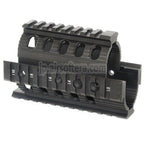 CYMA CNCアルミニウム 135mmハンドガードレールシステム 東京マルイ D-Boys CYMA APS VFC Matrix AK74Uシリーズ AEGライフル対応 ブラック