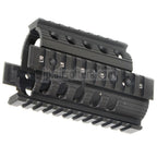 CYMA CNCアルミニウム 135mmハンドガードレールシステム 東京マルイ D-Boys CYMA APS VFC Matrix AK74Uシリーズ AEGライフル対応 ブラック