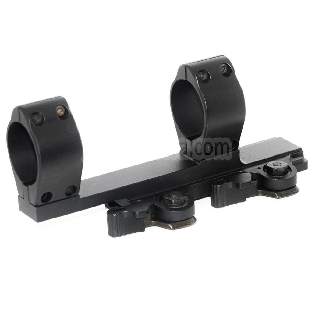 CYMA タクティカルスタイル 30mm QD ダブルリングサイトサポート デュアルスコープマウント ブラック