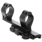 CYMA タクティカルスタイル 30mm QD ダブルリングサイトサポート デュアルスコープマウント ブラック