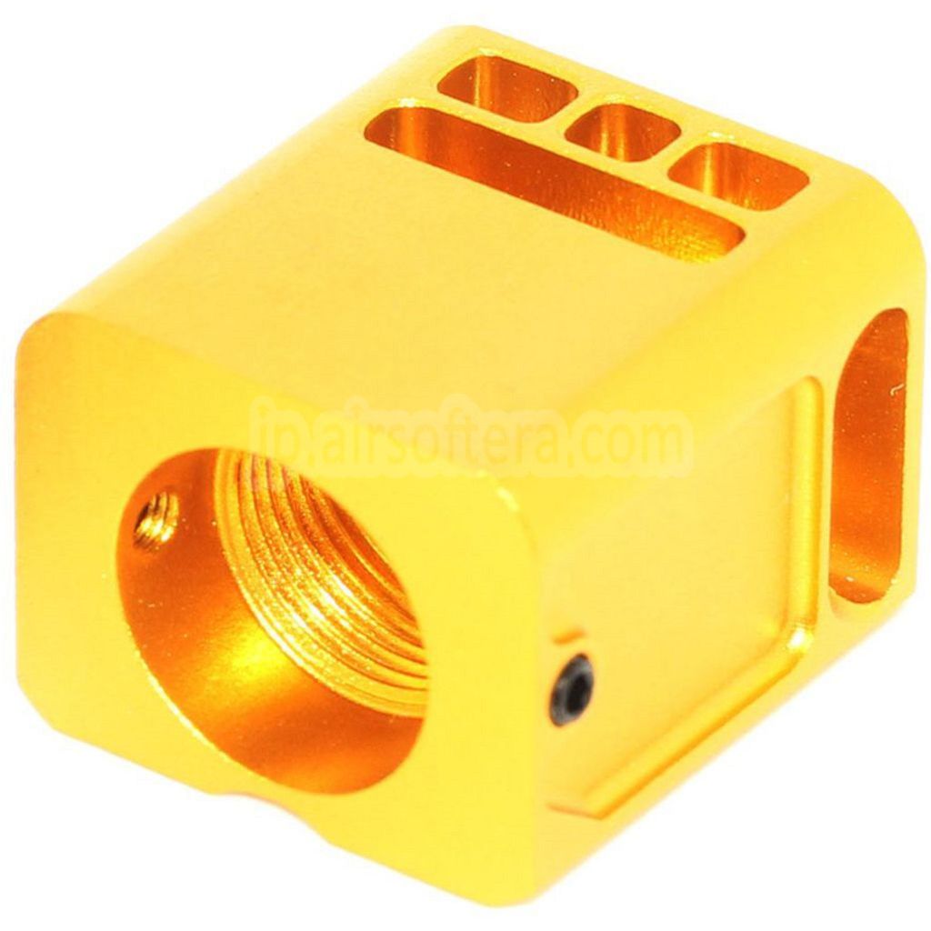 5KU マイクロコンプコンペンセイター V3 -14mm 逆ネジ 東京マルイ G17 G18C GBBピストル対応