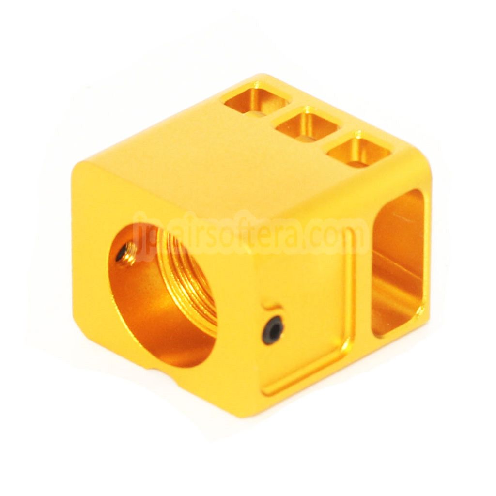 5KU スタビーコンプコンペンセイター -14mm 逆ネジ 東京マルイ G17 G18C GBBピストル対応