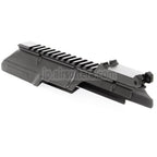 CYMA アッパーレシーバーカバー 20mmタクティカルレールリアサイト付き D-Boys JG Jing Gong GOLDEN EAGLE CYMA 東京マルイ AKS74Uシリーズ AEGライフル エアソフトガン対応 ブラック