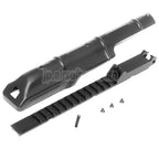 CYMA アッパーレシーバーカバー 20mmタクティカルレールリアサイト付き D-Boys JG Jing Gong GOLDEN EAGLE CYMA 東京マルイ AKS74Uシリーズ AEGライフル エアソフトガン対応 ブラック