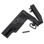 APS RS-2 伸縮式ライフルストック M4 M16シリーズAEGライフルエアソフトガンに適合 ブラック