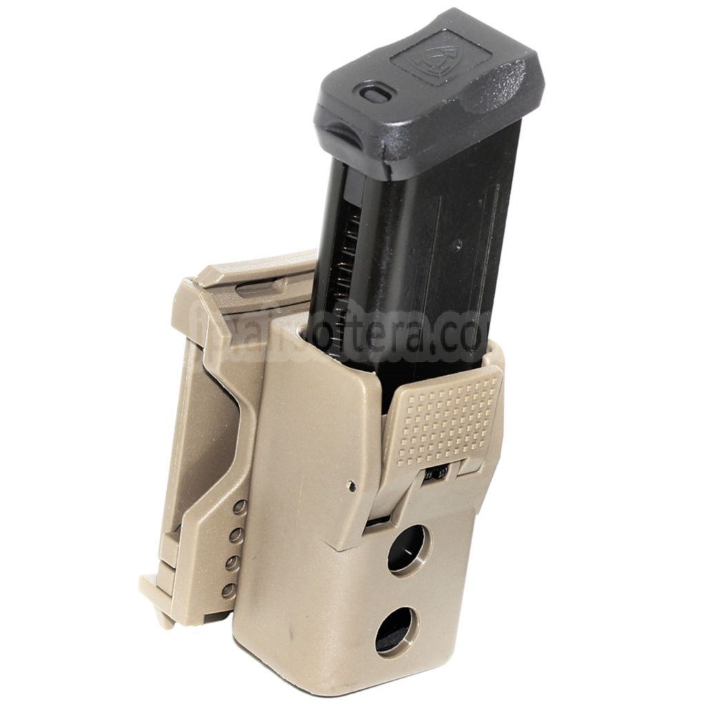 APS Quantum Mechanics ロック可能シングルマガジンポーチ G17/G18C/G19/G22/G23/G24/G34/G35 GシリーズGBBマガジン対応