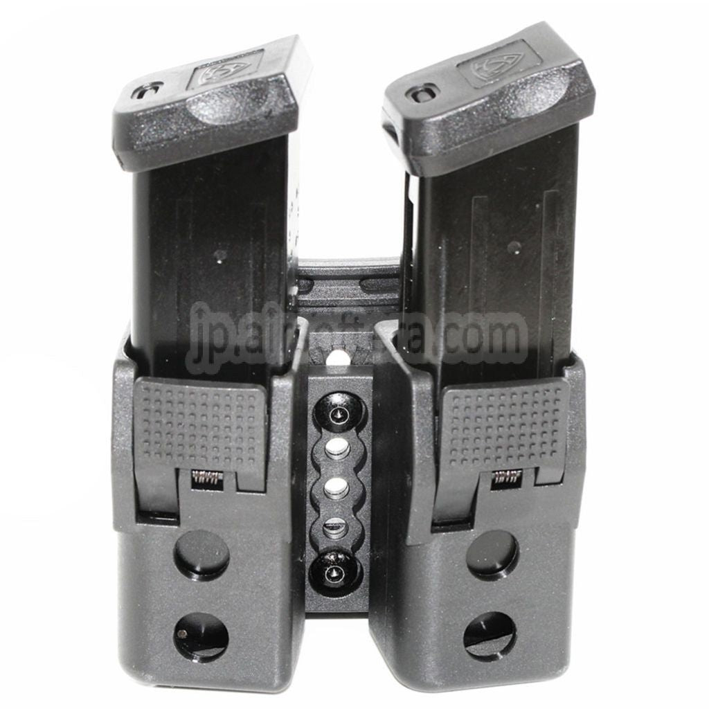 APS Quantum Mechanics ロック可能ダブルマガジンポーチ G17 / G18C / G19 / G22 / G23 / G24 / G34 / G35 Gシリーズ GBBマガジン