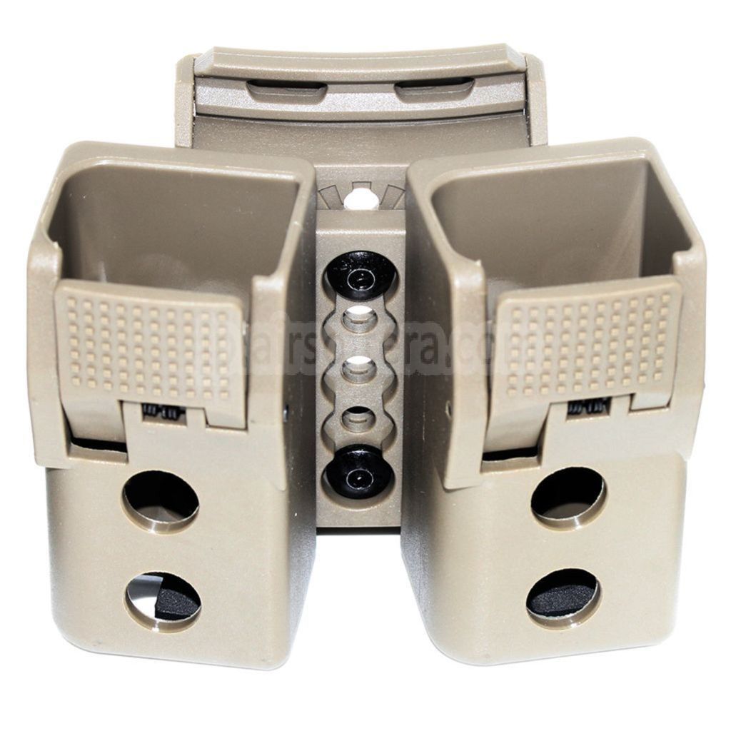 APS Quantum Mechanics ロック可能ダブルマガジンポーチ G17 / G18C / G19 / G22 / G23 / G24 / G34 / G35 Gシリーズ GBBマガジン