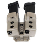 APS Quantum Mechanics ロック可能ダブルマガジンポーチ G17 / G18C / G19 / G22 / G23 / G24 / G34 / G35 Gシリーズ GBBマガジン