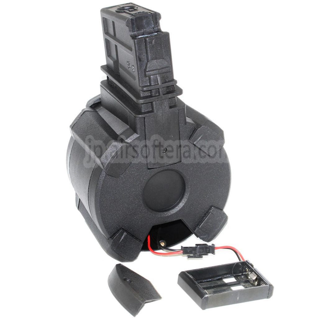 BATTLEAXE 1400発 サウンドコントロール電動ドラムマガジン G36シリーズ電動ガン対応