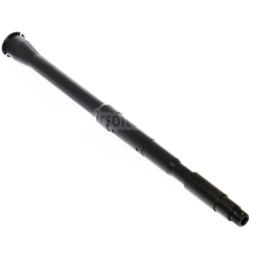 5KU 14.5インチ アルミ製 ワンピースアウターバレル 14mm逆ネジ WA M4シリーズ GBBライフル対応 エアソフトガン ブラック