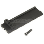 APS 5スロット ピカティニー 20mm アダプターレール リアサイト（APS WE AW 東京マルイ G17 G18C シリーズ GBB ピストル用）エアソフトガン ブラック