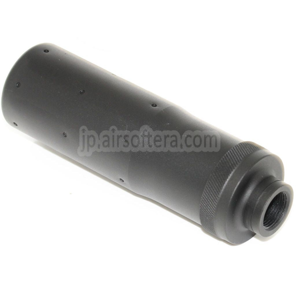 4.5インチ MK23スタイル サプレッサー サイレンサー バレル延長チューブ -14mm CCW 反時計回りネジバレルライフルに適合 ブラック