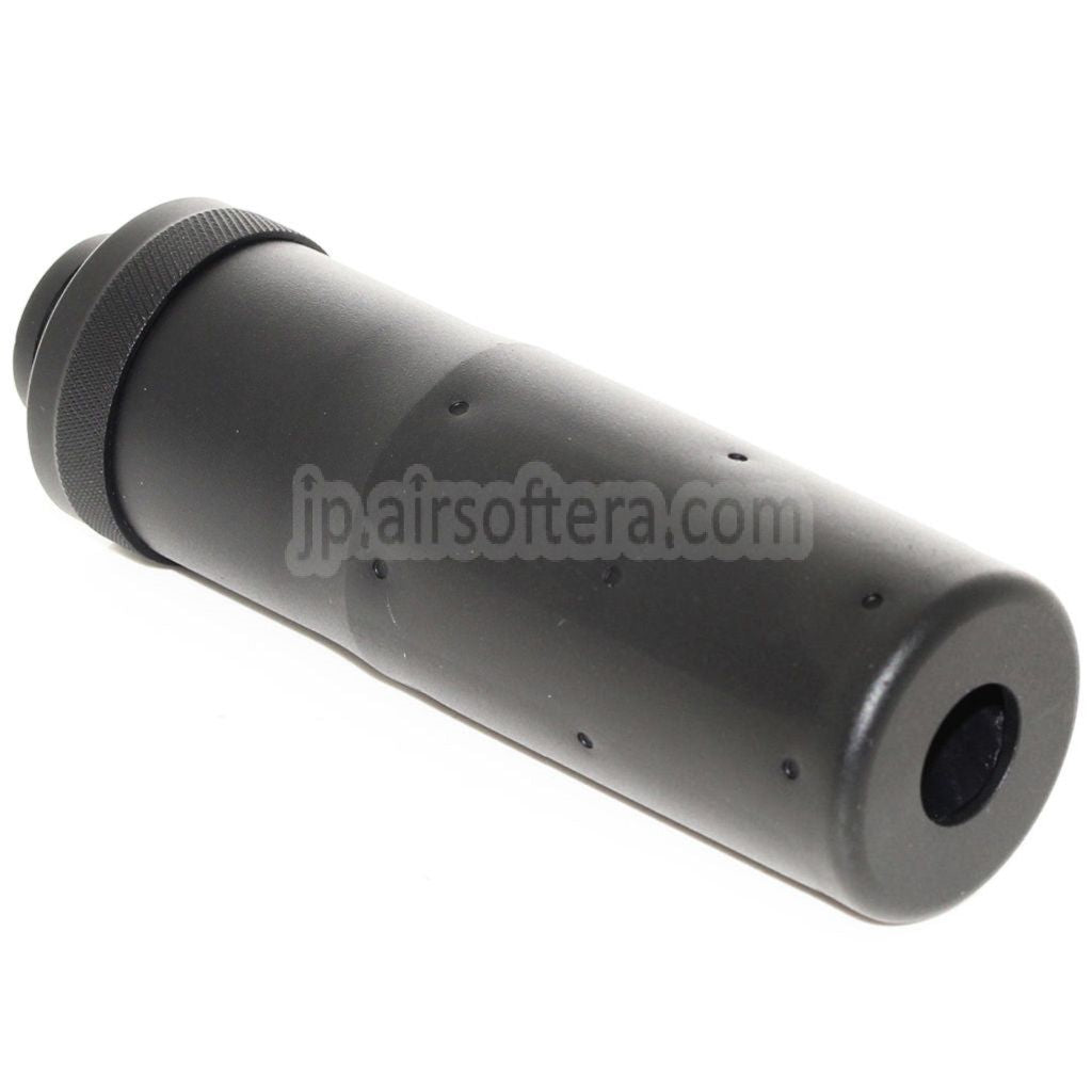 4.5インチ MK23スタイル サプレッサー サイレンサー バレル延長チューブ -14mm CCW 反時計回りネジバレルライフルに適合 ブラック