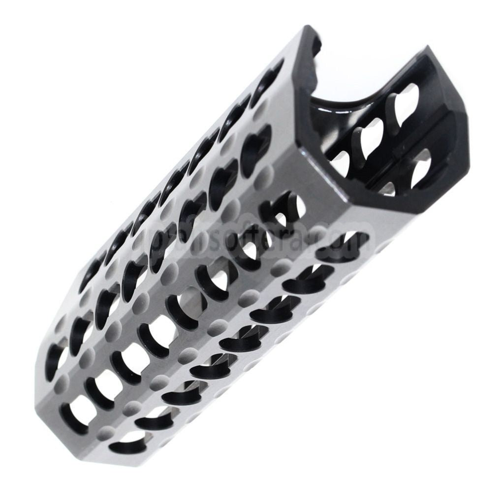 183mm Keymod RASフォアエンドハンドガード CYMA 東京マルイ M870 ショットガン対応エアソフトガン  ブラック