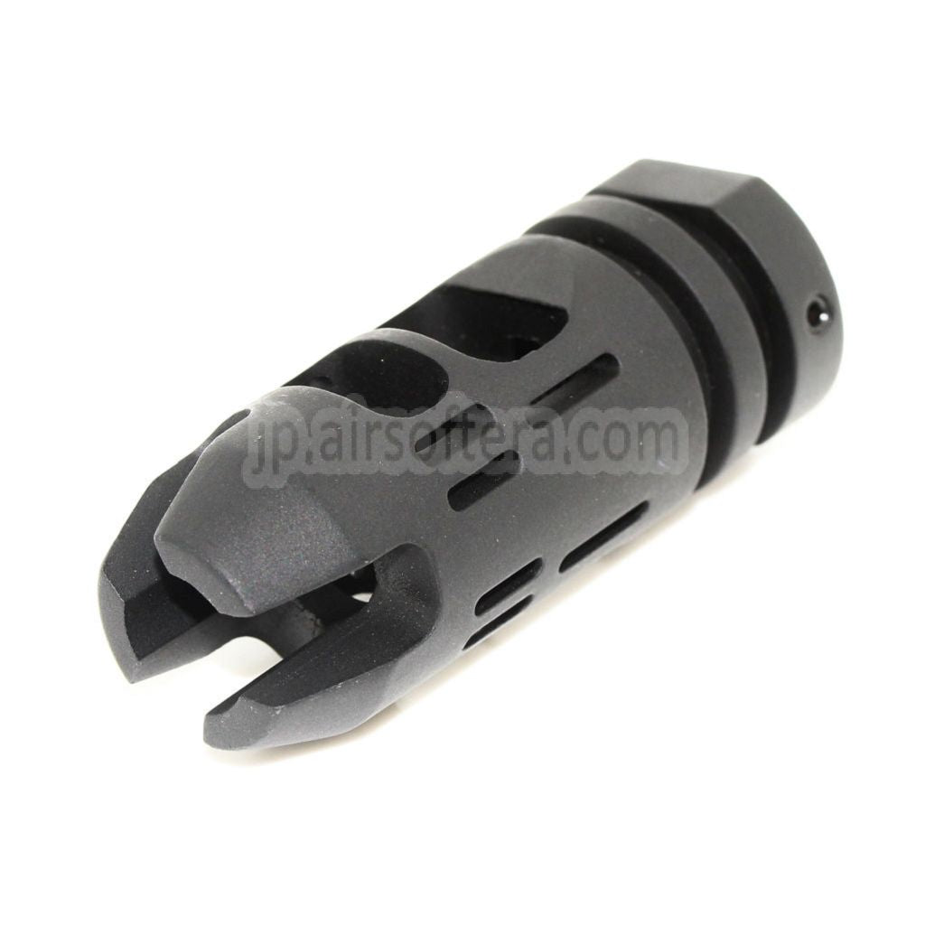 APS EMG FALKOR DEFENSE VG6 イプシロンマズルブレーキ フラッシュハイダー -14mm CCW 反時計回りネジ式バレルライフル対応エアソフトガンブラック