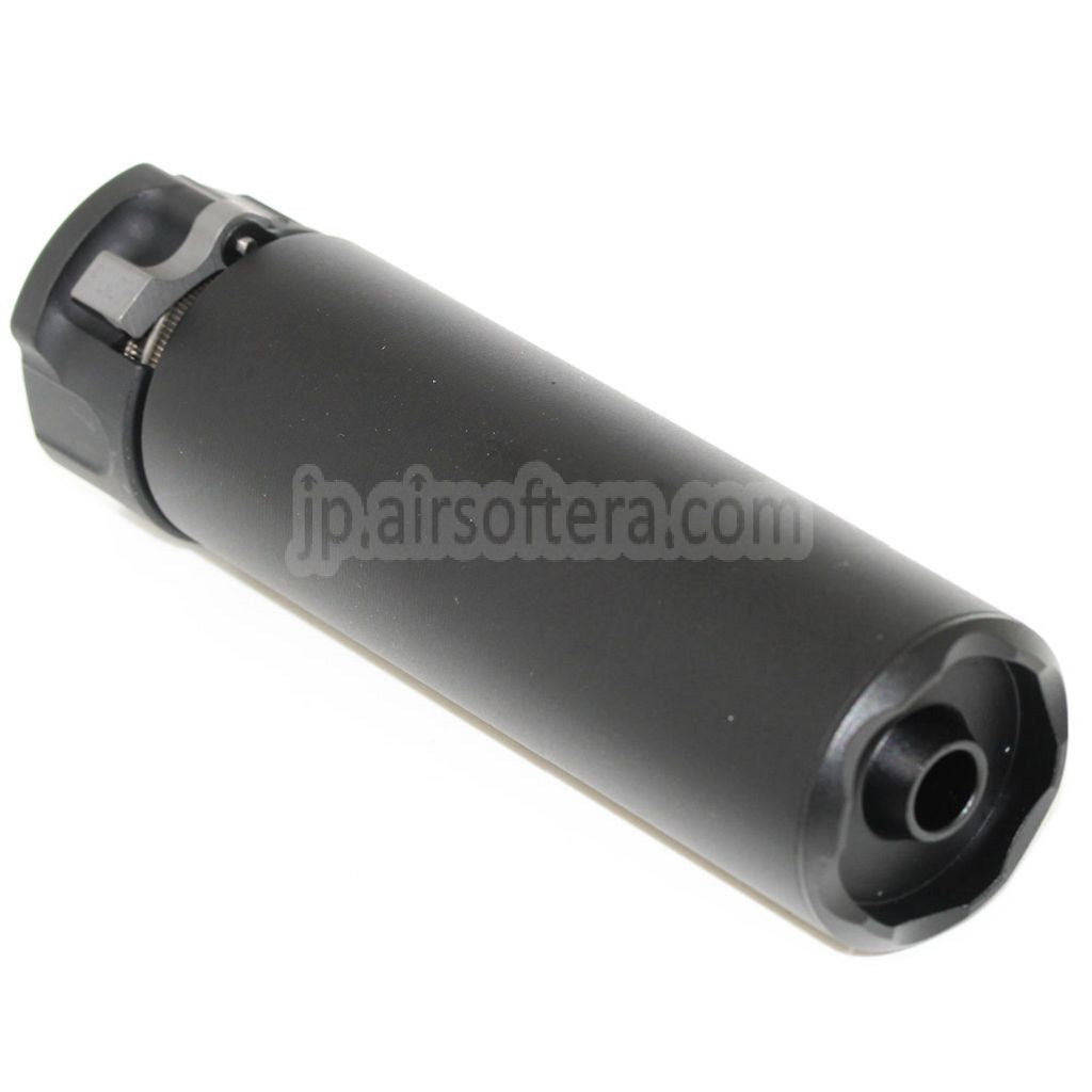 5KU 133mm SOCOM556 Mini-2 RC サプレッサー サイレンサー（フラッシュハイダー付き） -14mm CCW 反時計回りネジ式バレルライフル エアソフトガン対応