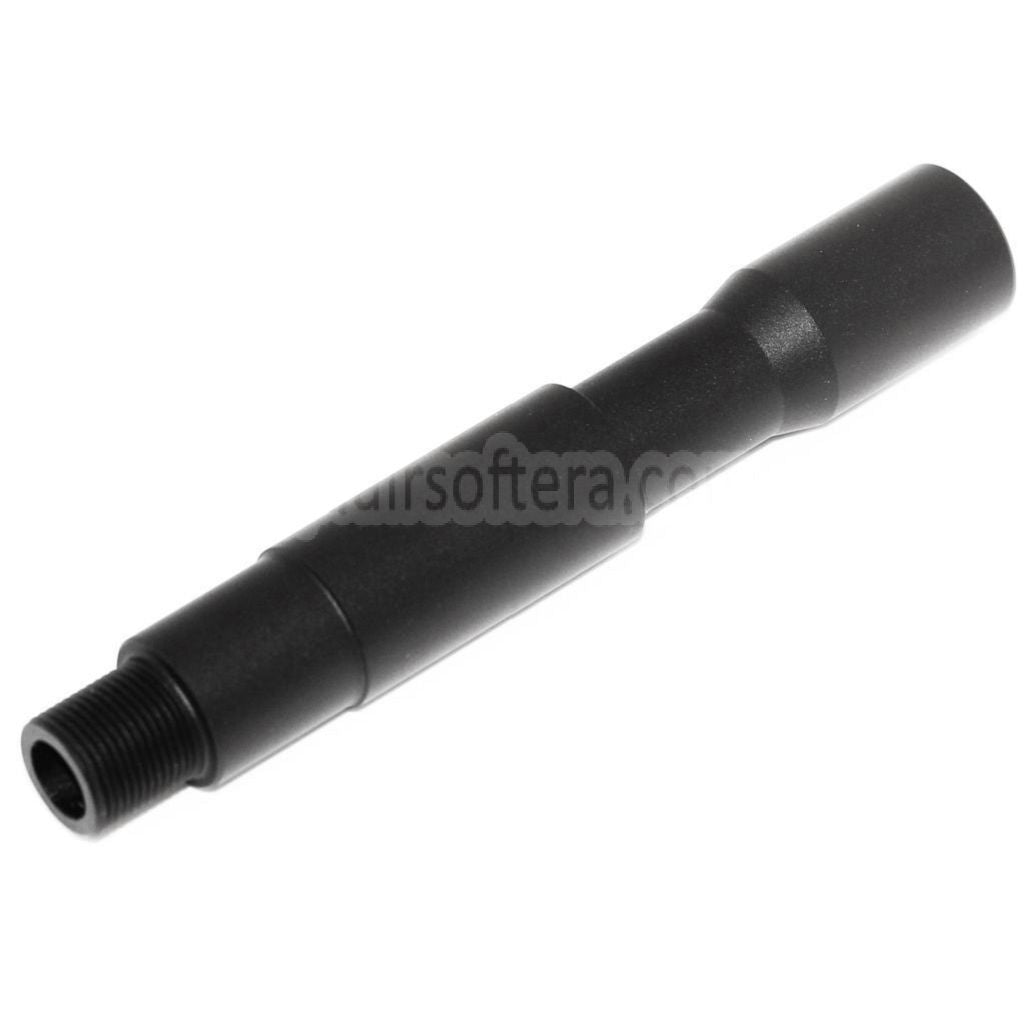 4.25インチ/4.75インチ アルミ製 CQB アウターバレル エクステンションチューブ -14mm CCW 反時計回りネジ AEG GBB ライフル用 エアソフト ブラック