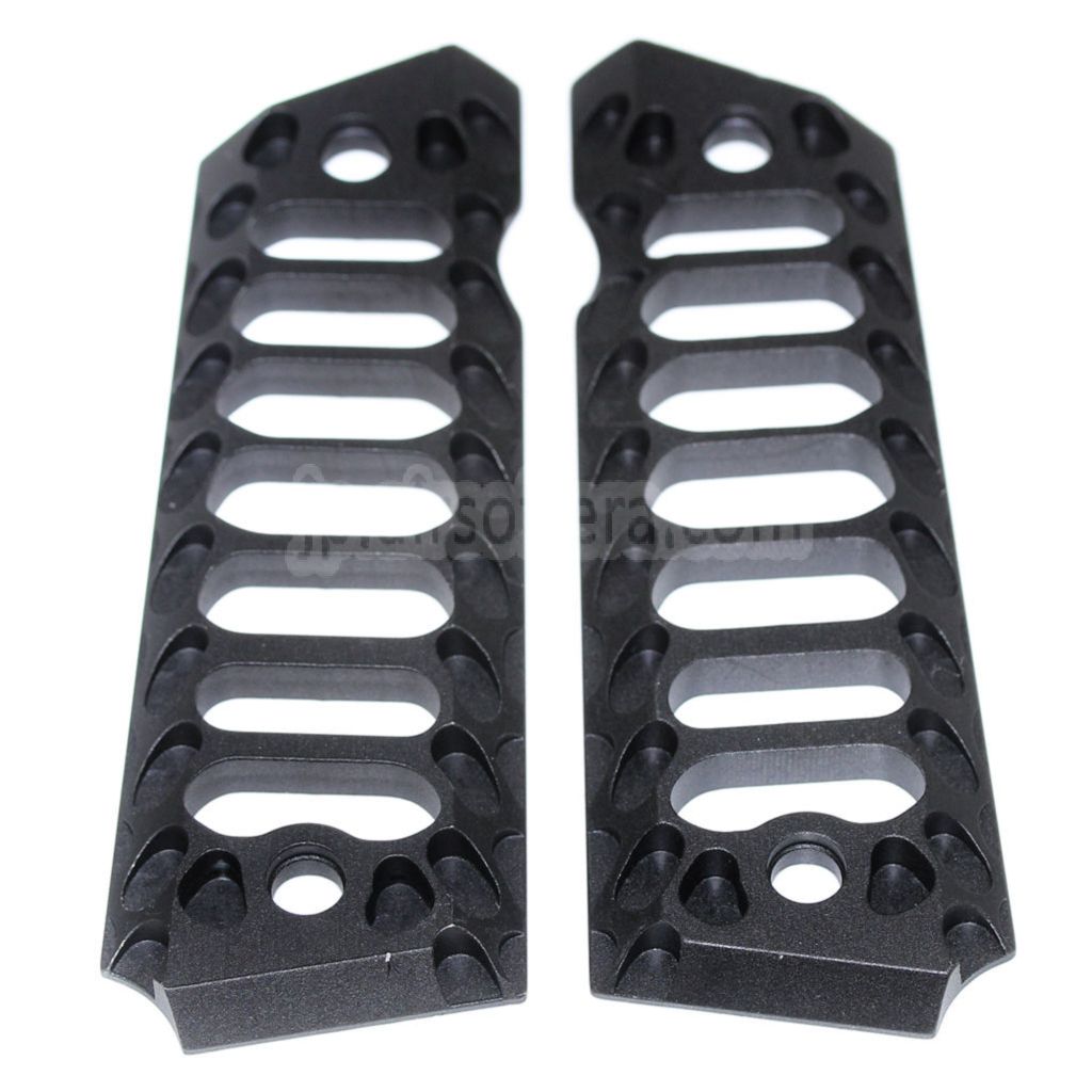 5KU CNC コブラ スケルトンスタイル ピストル グリップカバー 東京マルイ M1911 / M.E.U. に適合 / ARMY ARMAMENT R27 R28 R29 ピストル エアソフト