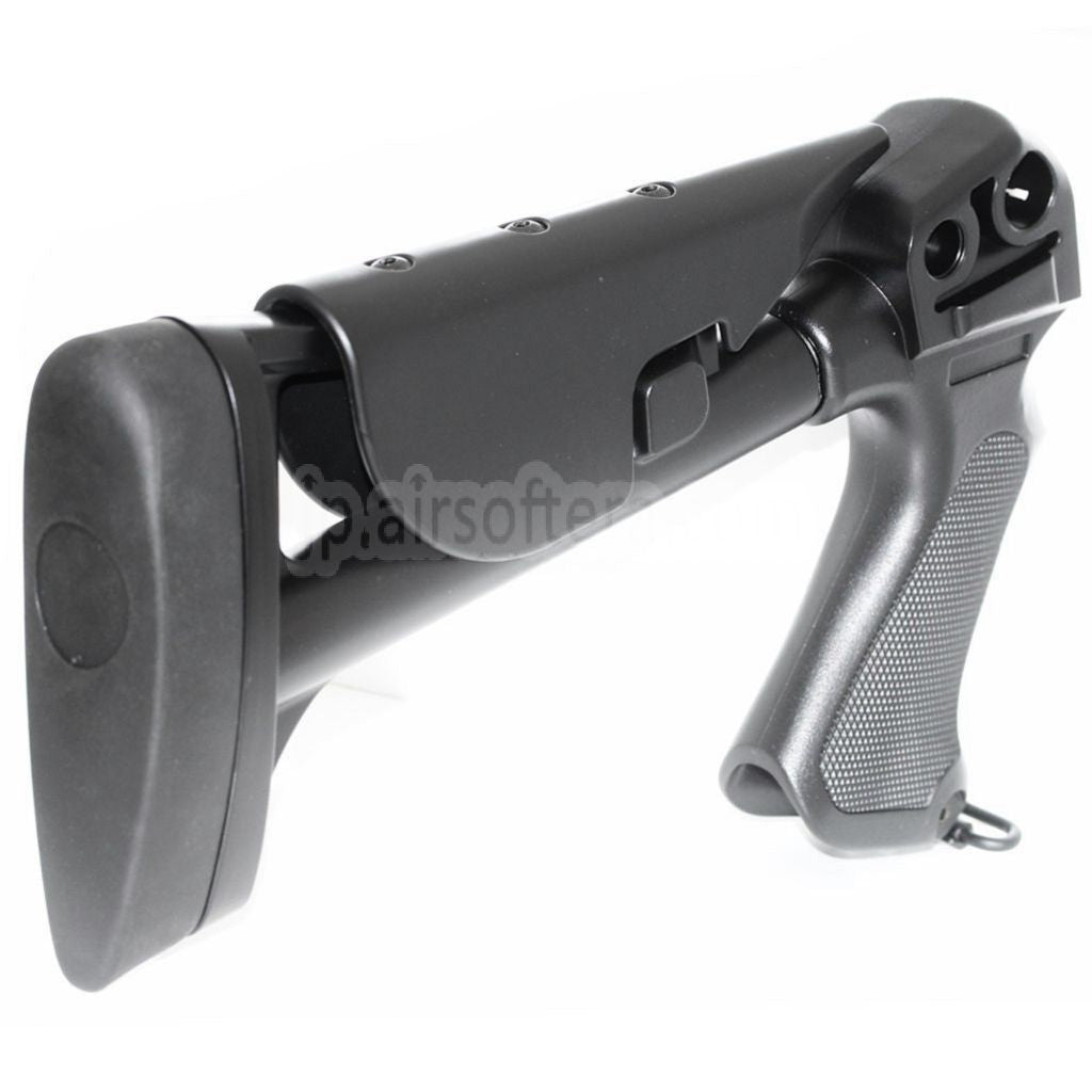 CYMA 伸縮式ストック プラスチックグリップ付き CYMA M870シリーズ ショットガン エアソフトガン対応 ブラック
