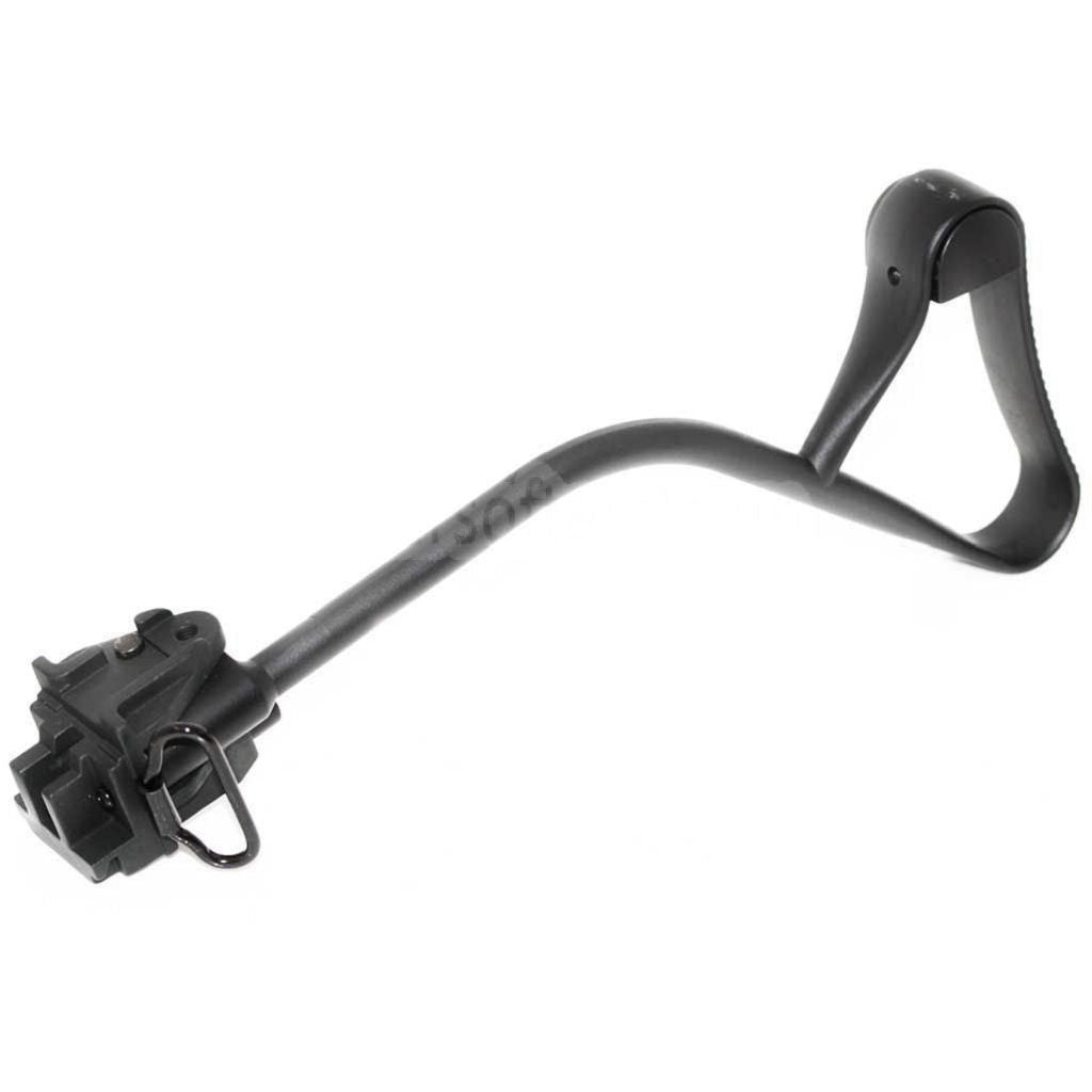 ルーマニア 折りたたみ式ストック メタルワイヤーバットストック AIMS AKM AKシリーズ AEGライフル エアソフトガン対応 ブラック