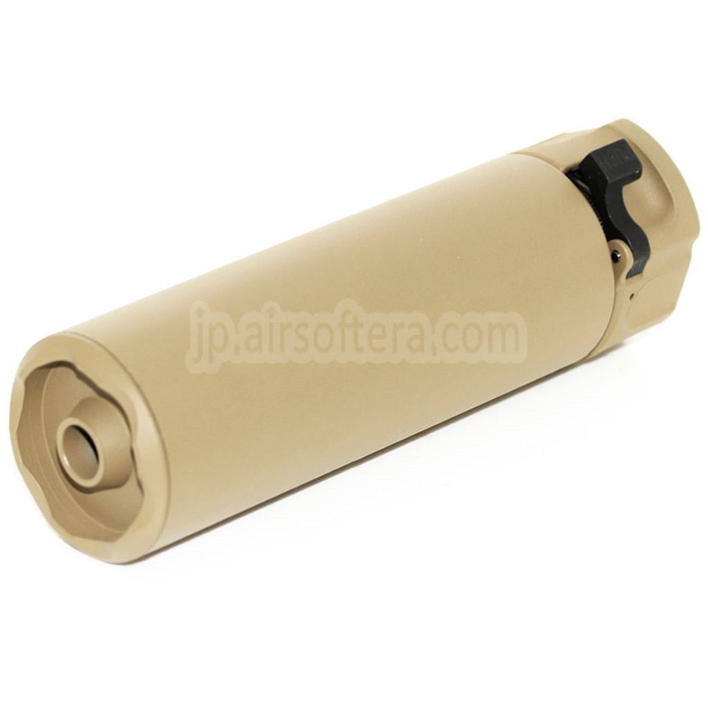 5KU 133mm SOCOM556 Mini-2 RC サプレッサー サイレンサー（フラッシュハイダー付き） -14mm CCW 反時計回りネジ式バレルライフル エアソフトガン対応