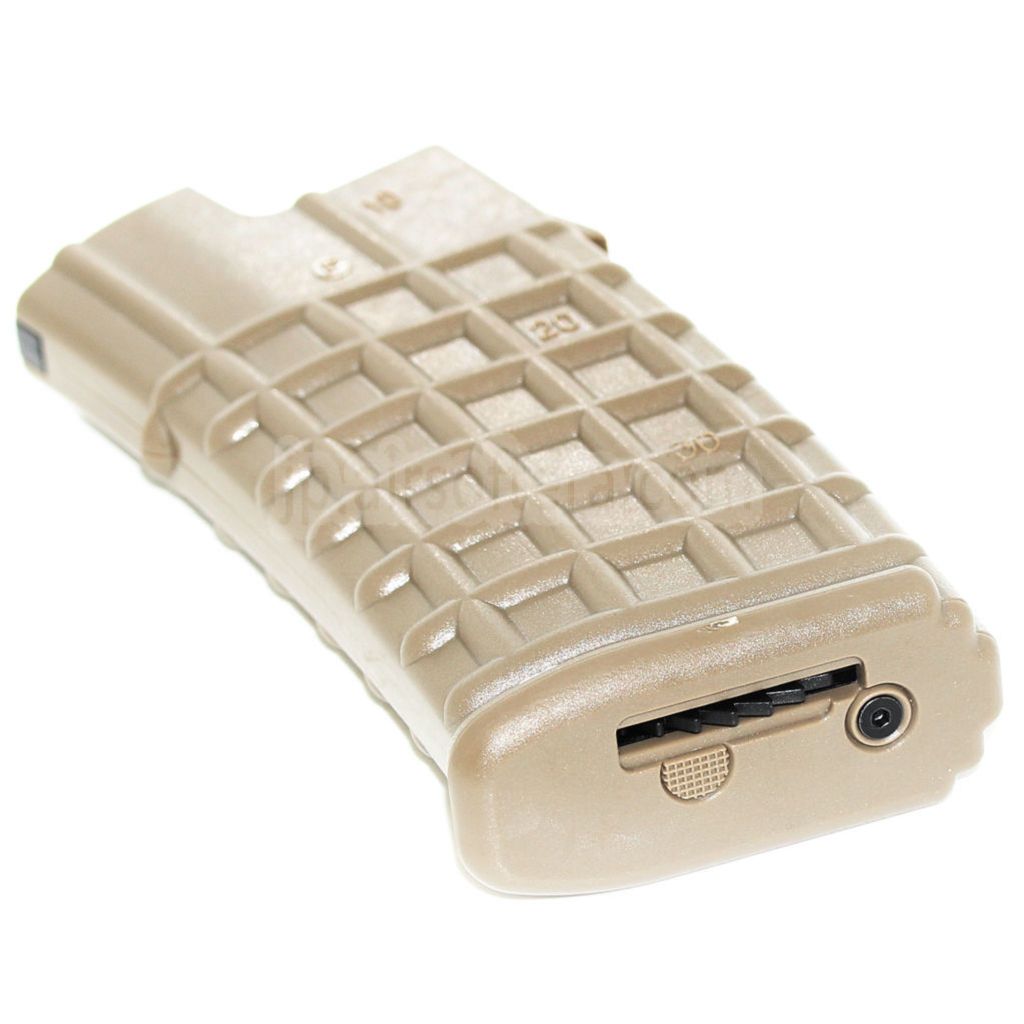 BATTLEAXE 330発ハイキャップマガジン APS / Jing Gong JG / GOLDEN EAGLE / CLASSIC ARMY / 東京マルイ AUGシリーズ AEGライフル エアソフトガン対応