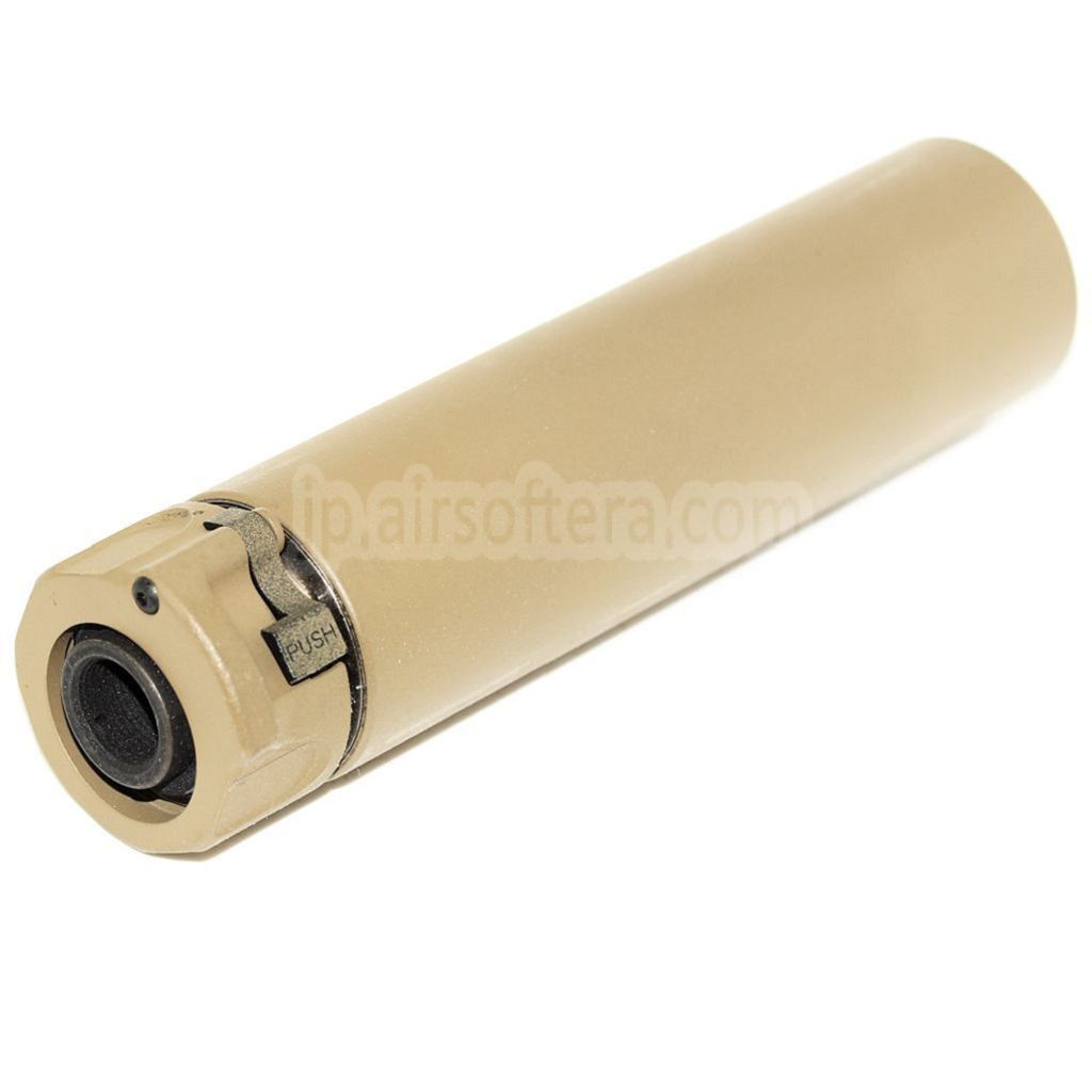 5KU 158mm SOCOM556 RC2 サプレッサー サイレンサー（フラッシュハイダー付き）-14mm CCW 反時計回りネジ式バレルライフル用