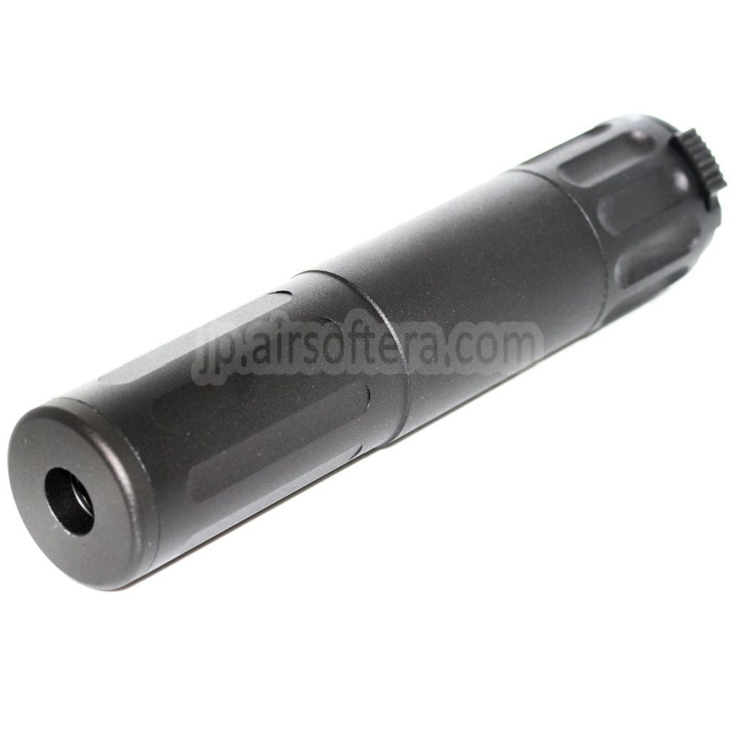 170mm アルミニウム SR5 スタイル クイックリリース QD サプレッサー サイレンサー バレル延長チューブ AAC フラッシュハイダーライフル用 ブラック