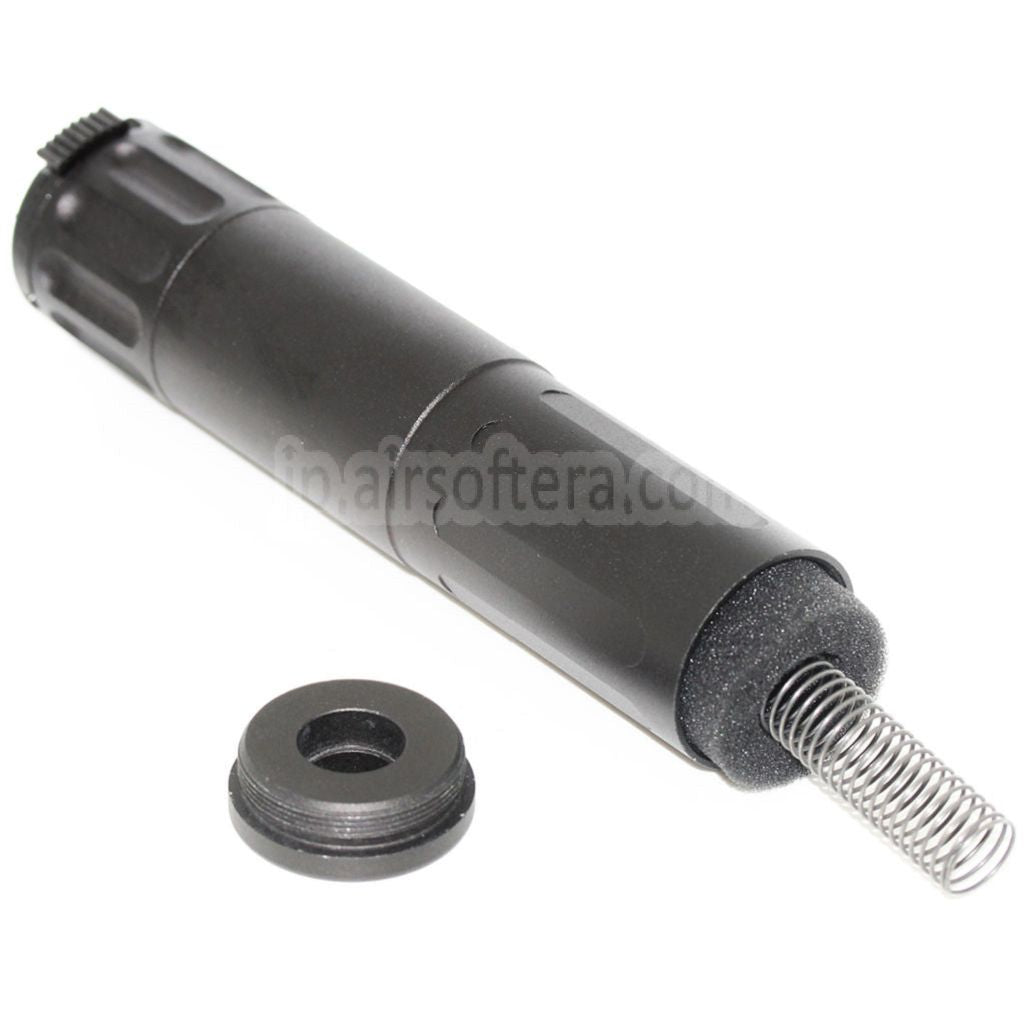 170mm アルミニウム SR5 スタイル クイックリリース QD サプレッサー サイレンサー バレル延長チューブ AAC フラッシュハイダーライフル用 ブラック