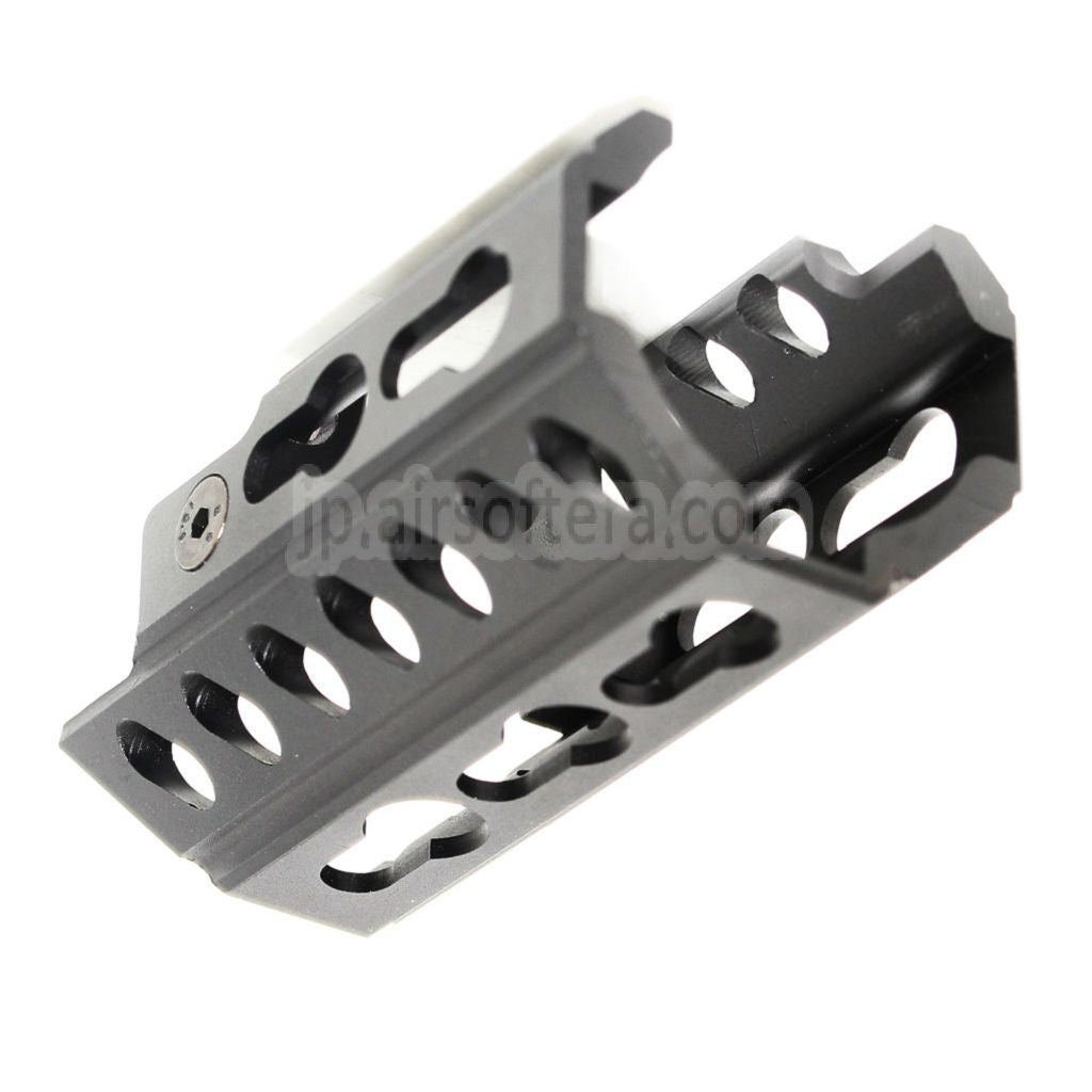 77mm キーモッドハンドガードレールシステム WELL 東京マルイ MP5K AEG GBB SMG ライフル用 ブラック