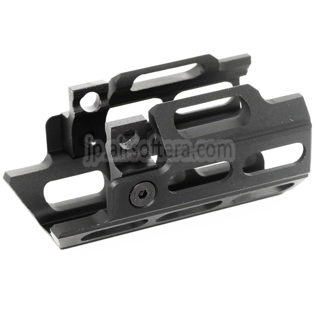 77mm M-LOKハンドガードレールシステム WELL 東京マルイ MP5K AEG GBB SMGライフルに適合 ブラック