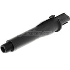 5インチ/5.5インチ 126mm/139mm アルミ製ショートアウターバレル 連結チューブ -14mm CCW 反時計回りネジ AEG ブラック