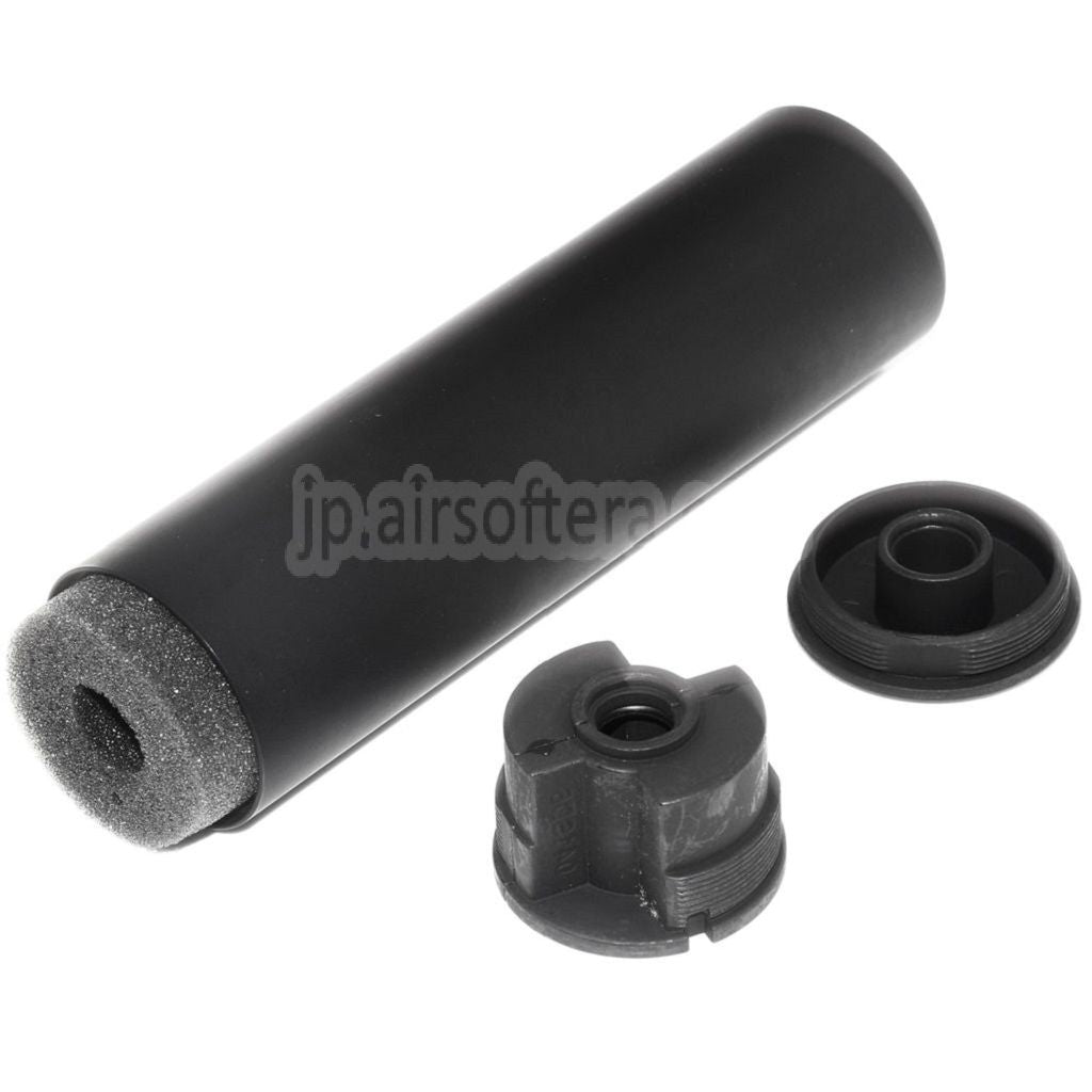 CYMA 142mm MP5SD6 サプレッサー サイレンサー バレルエクステンション AEG ライフル エアソフト ブラック