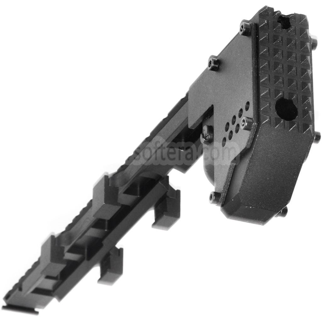 328mm ソードフィッシュコンバージョンストライクキット トップレールPDW MP5Kシリーズ AEGライフル ブラック