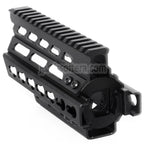 BATTLEAXE 166mm CNC P90 Keymod RASハンドガードレールシステム 東京マルイ P90 AEGライフル エアソフトガン ブラック