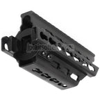 BATTLEAXE 166mm CNC P90 Keymod RASハンドガードレールシステム 東京マルイ P90 AEGライフル エアソフトガン ブラック