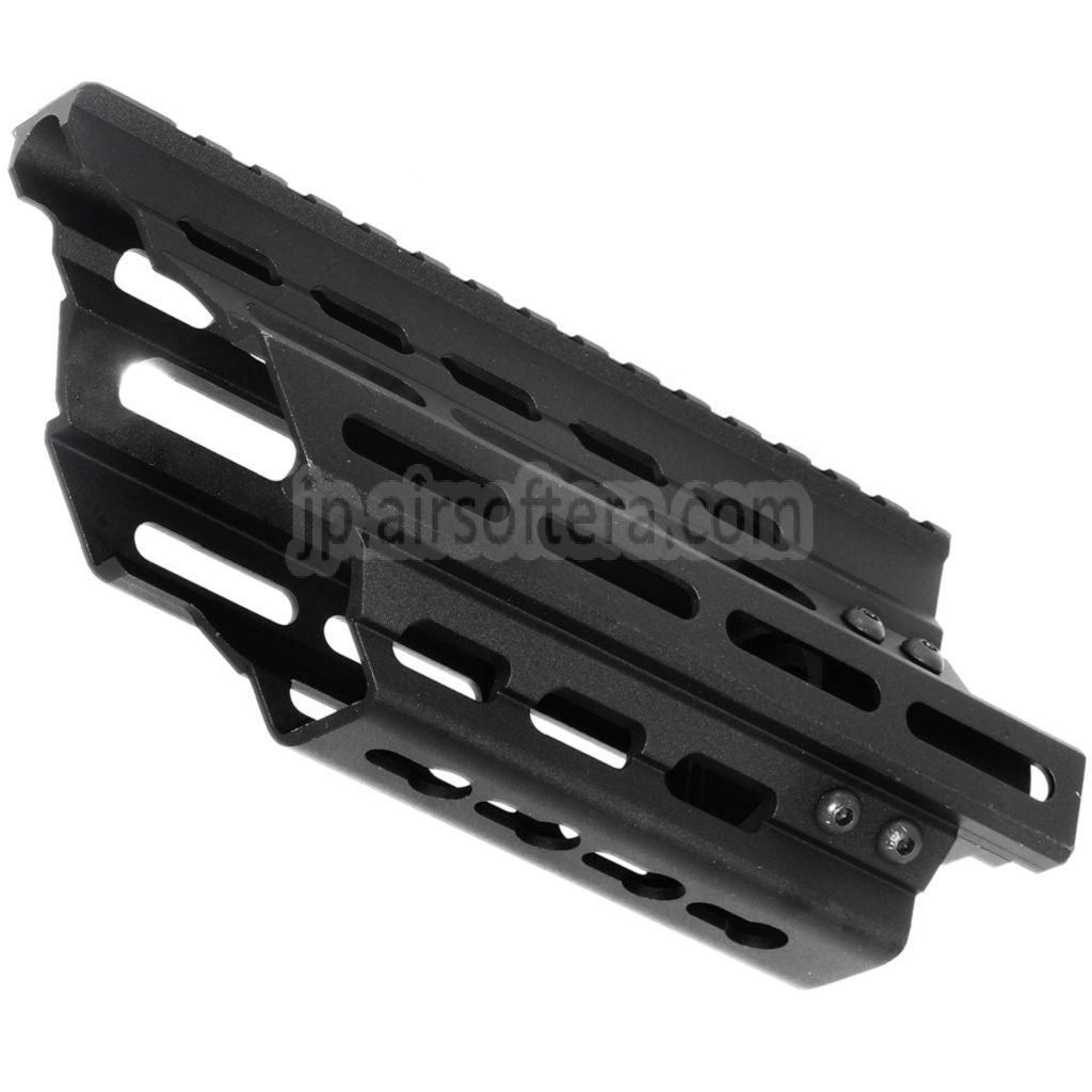 BATTLEAXE 166mm CNC P90 Keymod M-LOK RASハンドガードレールシステム 東京マルイ P90 AEGライフル エアソフトガン ブラック