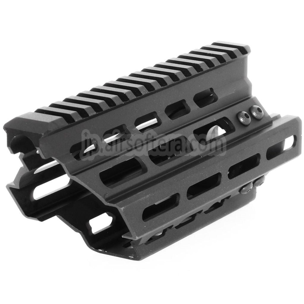 BATTLEAXE 166mm CNC P90 Keymod M-LOK RASハンドガードレールシステム 東京マルイ P90 AEGライフル エアソフトガン ブラック