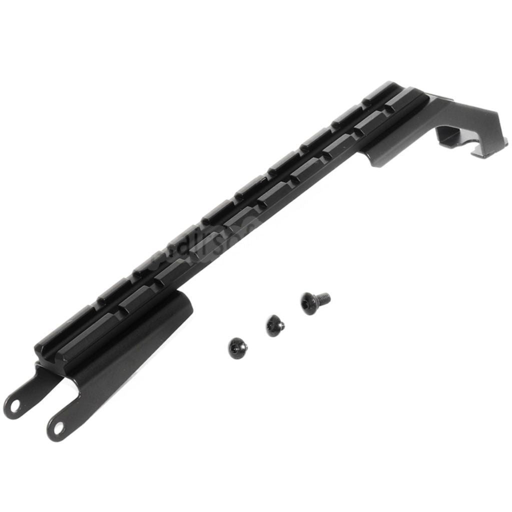 CYMA アッパーレシーバーカバー 217mm タクティカルトップレールスコープマウント付き CM039C CM048 CM050 Echo1 GOLDEN EAGLE Jing Gong JG 東京マルイ AKシリーズ AEGライフル用 ブラック