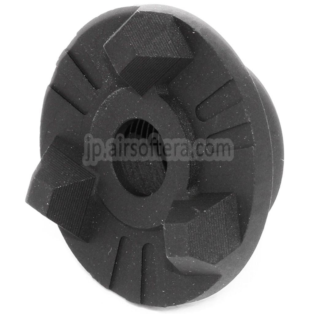 30mm ストライクフェイス クッキータイプ マズルブレーキ フラッシュハイダー（-14mm 逆ネジ式バレルライフル用） ブラック