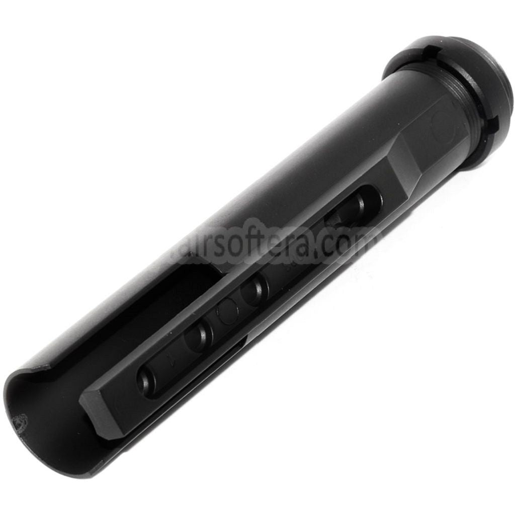 163mmストックバッファーチューブ（AR M4 M16シリーズAEGライフル、エアソフトガン対応）ブラック