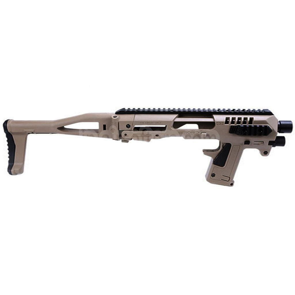 CAA Roni ピストルカービンコンバージョンキット KSC、VFC、Umarex、東京マルイ G17、G18C、G19、G23Fシリーズ GBBピストル対応 エアソフトガン
